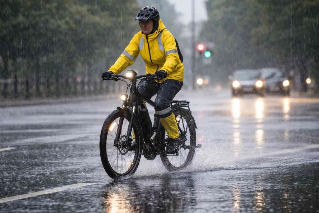 Speed bike et pluie : comment rouler vite mais rester prudent ?
